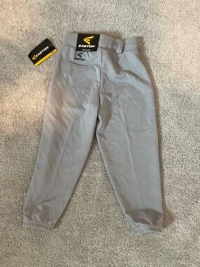 Easton Youth X-Small Baseball Pants - Light Gray
